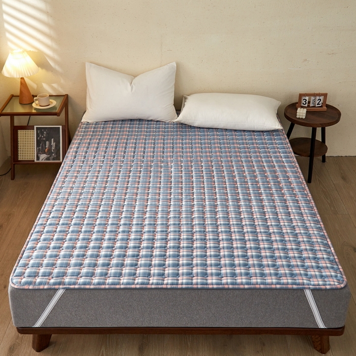 91家纺网 家纺一手货源 找家纺 （总）祁恋婷 2024新款全棉水洗棉棉花床护垫