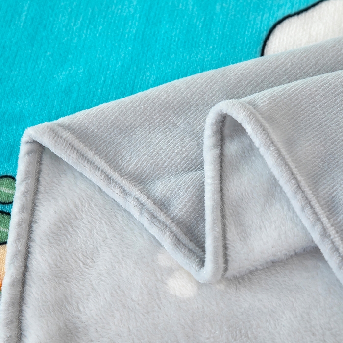 91家纺网 家纺一手货源 找家纺 侨鑫 2024新款法兰绒毛毯 玉兔