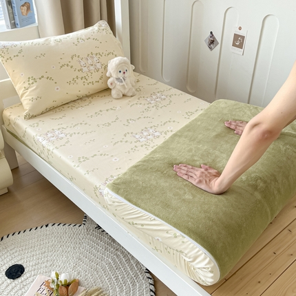 91家纺网 家纺一手货源 找家纺 （总）寻米 2024新款AB双面学生床垫套