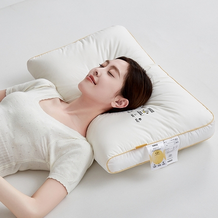 91家纺网 家纺一手货源 找家纺 （总）乐可 2024新款A类全棉元气豆豆枕 枕头枕芯