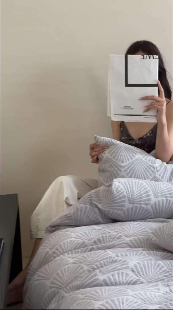 91家纺网 家纺一手货源 找家纺 梦享生活家居 2024新款全棉A类色织大提花四件套 提花罗拉紫