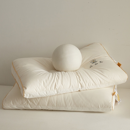 91家纺网 家纺一手货源 找家纺 （总）乐可 2024新款A类全棉元气豆豆枕 枕头枕芯