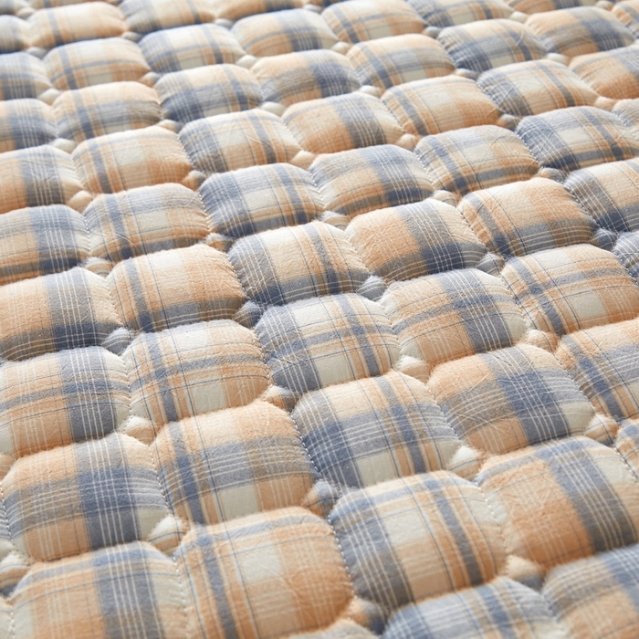 91家纺网 家纺一手货源 找家纺 祁恋婷 2024新款全棉水洗棉棉花床护垫 洛林