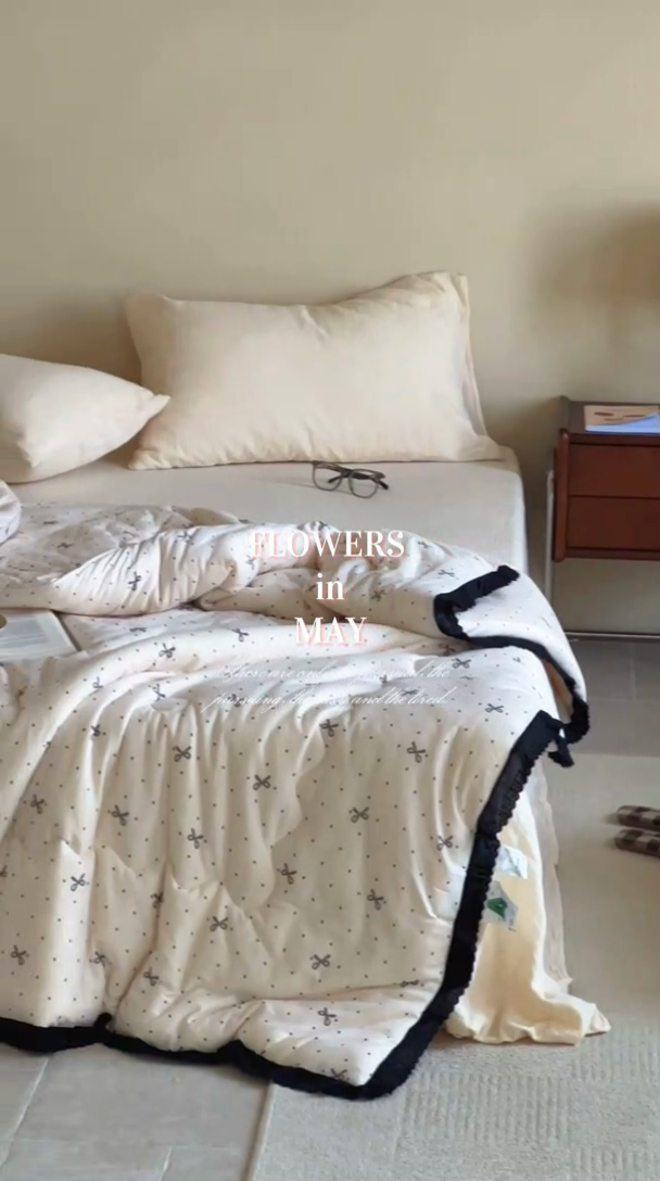 91家纺网 家纺一手货源 找家纺 （总）U被家纺 2025新款法式针织棉四季被