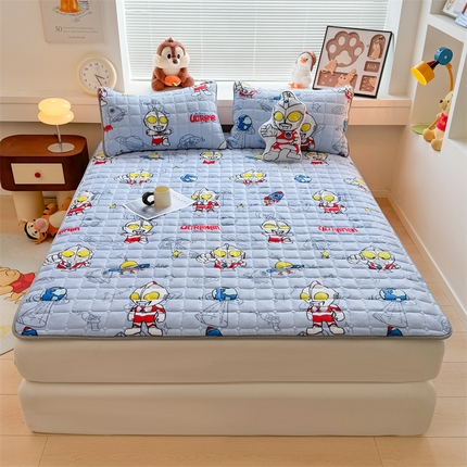 （总）迪梦思 2024新款正版授权卡通牛奶绒床垫床护垫 学生床垫床笠