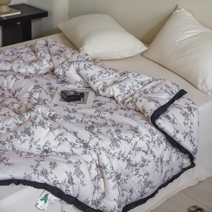 91家纺网 家纺一手货源 找家纺 （总）U被家纺 2025新款法式针织棉四季被