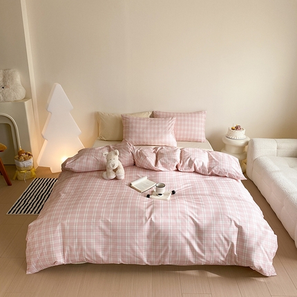 91家纺网 家纺一手货源 找家纺 （总）Mr.pig猪先生水洗棉 2024新款全棉小清新四件套