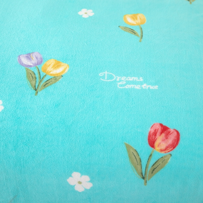 91家纺网 家纺一手货源 找家纺 侨鑫 2024新款法兰绒毛毯 郁金香