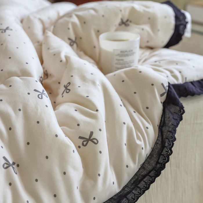 91家纺网 家纺一手货源 找家纺 （总）U被家纺 2025新款法式针织棉四季被