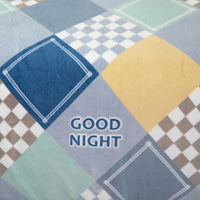 91家纺网 家纺一手货源 找家纺 侨鑫 2024新款法兰绒毛毯 菱形格