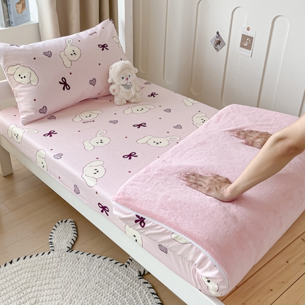 91家纺网 家纺一手货源 找家纺 （总）寻米 2024新款AB双面学生床垫套