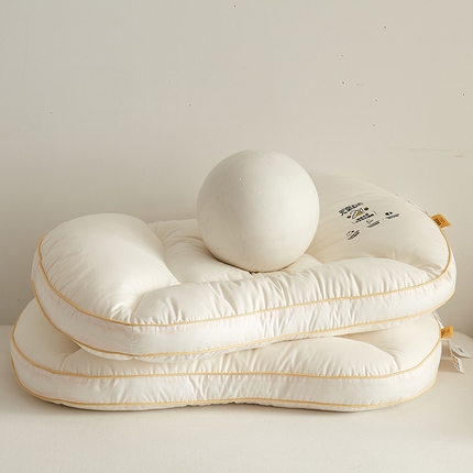 91家纺网 家纺一手货源 找家纺 （总）乐可 2024新款A类全棉元气豆豆枕 枕头枕芯