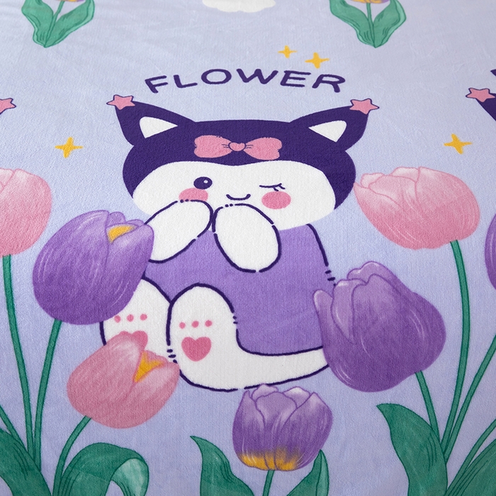 91家纺网 家纺一手货源 找家纺 侨鑫 2024新款法兰绒毛毯 兔芳华