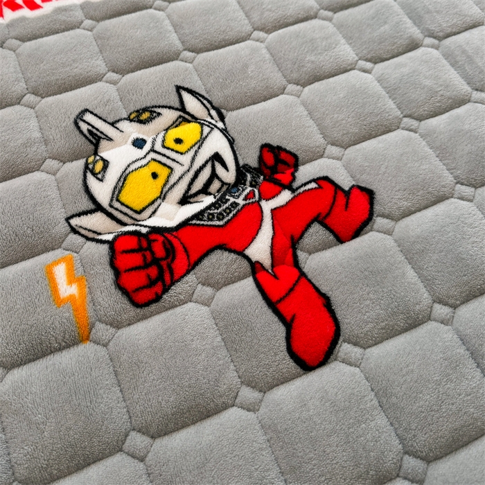 91家纺网 家纺一手货源 找家纺 迪梦思 2024新款正版授权卡通牛奶绒床垫床护垫 学生床垫床笠 奥特曼战士-床笠款