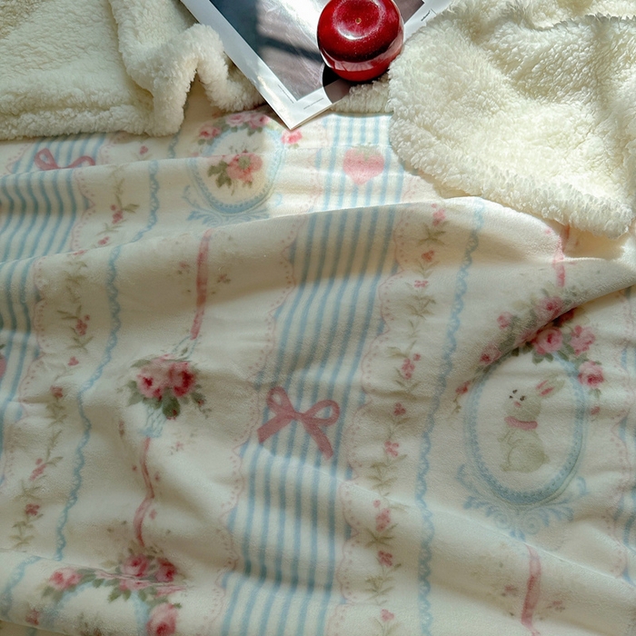 91家纺网 家纺一手货源 找家纺 萝莉家纺 2024秋冬新款多功能加厚牛奶绒羊羔绒多功能毛毯 苏茉