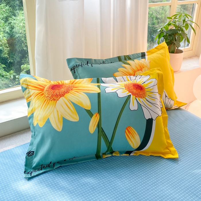 91家纺网 家纺一手货源 找家纺 2025新款植物羊绒大板磨毛活性印花四件套清香