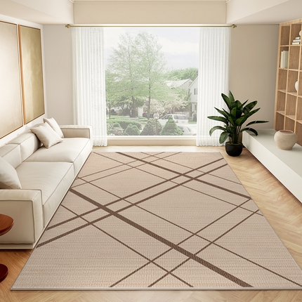 91家纺网 家纺一手货源 找家纺 （总）卡初家居（原微来） 2025秋冬新品暖色简约荷兰绒客厅系列地毯