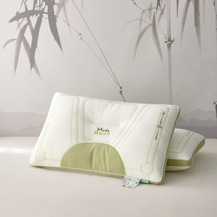 91家纺网 家纺一手货源 找家纺 （总）2024新款夏季凉感熊猫呼呼乳胶枕头护颈椎助睡眠成人枕芯家用枕头不塌陷