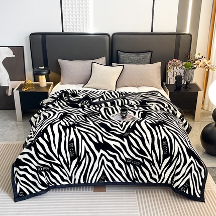 91家纺网 家纺一手货源 找家纺 （总）法莱妮毛毯 2025新款A类双层加厚拉舍尔天丝超柔云毯