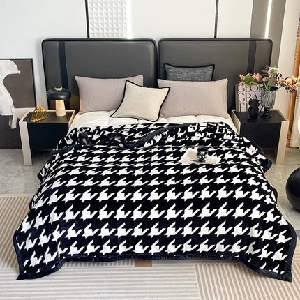 91家纺网 家纺一手货源 找家纺 （总）法莱妮毛毯 2025新款A类双层加厚拉舍尔天丝超柔云毯