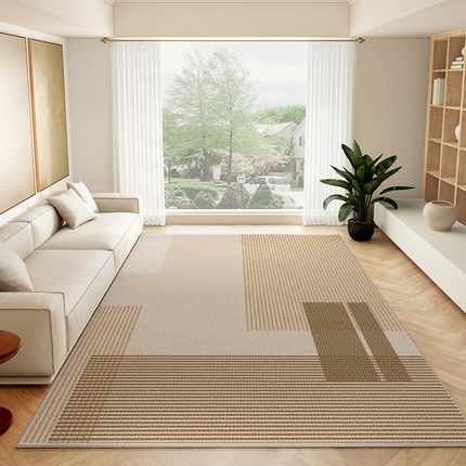 91家纺网 家纺一手货源 找家纺 （总）卡初家居（原微来） 2025秋冬新品暖色简约荷兰绒客厅系列地毯