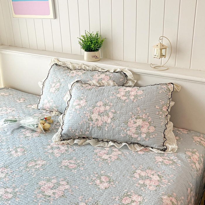 91家纺网 家纺一手货源 找家纺 暖居 2024纯棉榻榻米四件套单件农村大炕盖支持定制绗缝防滑单件纯棉床单四季通用 春歌