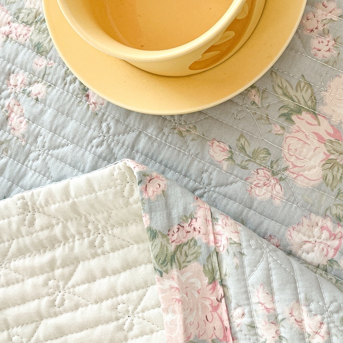 91家纺网 家纺一手货源 找家纺 暖居 2024纯棉榻榻米四件套单件农村大炕盖支持定制绗缝防滑单件纯棉床单四季通用 春歌