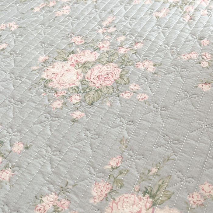 91家纺网 家纺一手货源 找家纺 暖居 2024纯棉榻榻米四件套单件农村大炕盖支持定制绗缝防滑单件纯棉床单四季通用 春歌