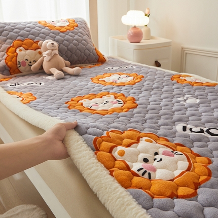 91家纺网 家纺一手货源 找家纺 （总）喜居 2024新款A类加厚牛奶绒床褥子学生床垫子薄床垫床褥垫