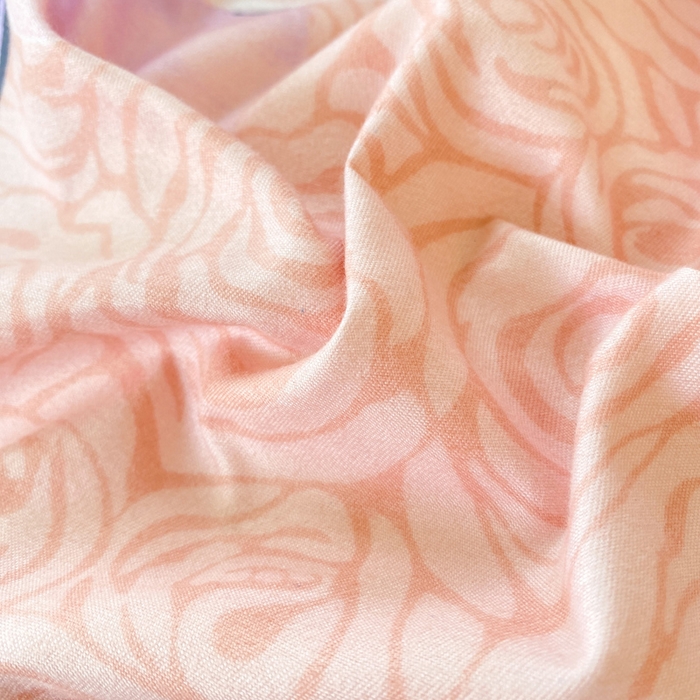 91家纺网 家纺一手货源 找家纺 2025新款植物羊绒大板磨毛活性印花四件套花舞悠然