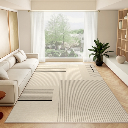 91家纺网 家纺一手货源 找家纺 （总）卡初家居（原微来） 2025秋冬新品暖色简约荷兰绒客厅系列地毯