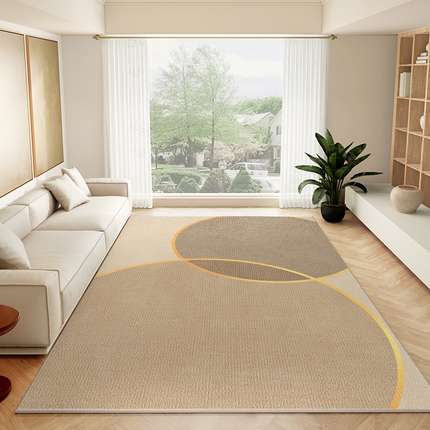 91家纺网 家纺一手货源 找家纺 （总）卡初家居（原微来） 2025秋冬新品暖色简约荷兰绒客厅系列地毯