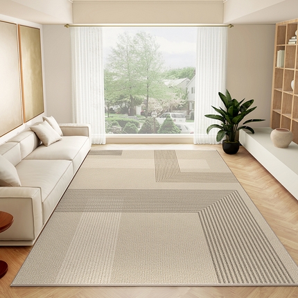 91家纺网 家纺一手货源 找家纺 （总）卡初家居（原微来） 2025秋冬新品暖色简约荷兰绒客厅系列地毯