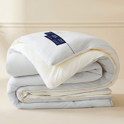 91家纺网 家纺一手货源 找家纺 荔禾家居 2024新款A类深睡眠系列大豆被子被芯 青城灰