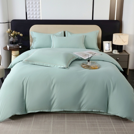 91家纺网 家纺一手货源 找家纺 （总）帛缔思 2024新款A类铂金棉水洗棉四件套-美丽心情