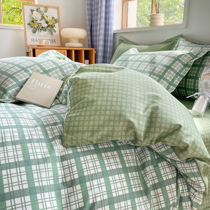 91家纺网 家纺一手货源 找家纺 大渔生活 2025新款全棉四件套 江南岸