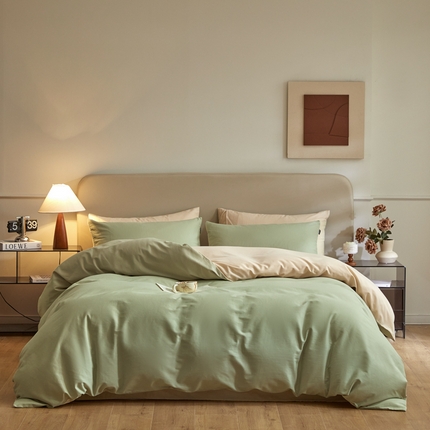 91家纺网 家纺一手货源 找家纺 （总）拼社家纺  全棉加厚磨毛四件套纯棉刺绣活性床上用品（提供买家秀）