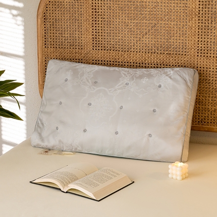 91家纺网 家纺一手货源 找家纺 （总）2024新款轻奢蚕丝羽丝枕头家用枕芯