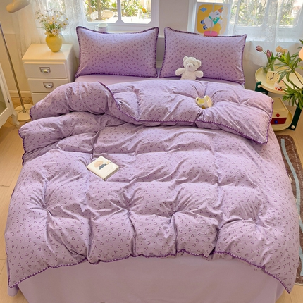 91家纺网 家纺一手货源 找家纺 （总）贝扬思家纺 2024新款贝壳绣水洗双层纱系列-8月新品（大床图）