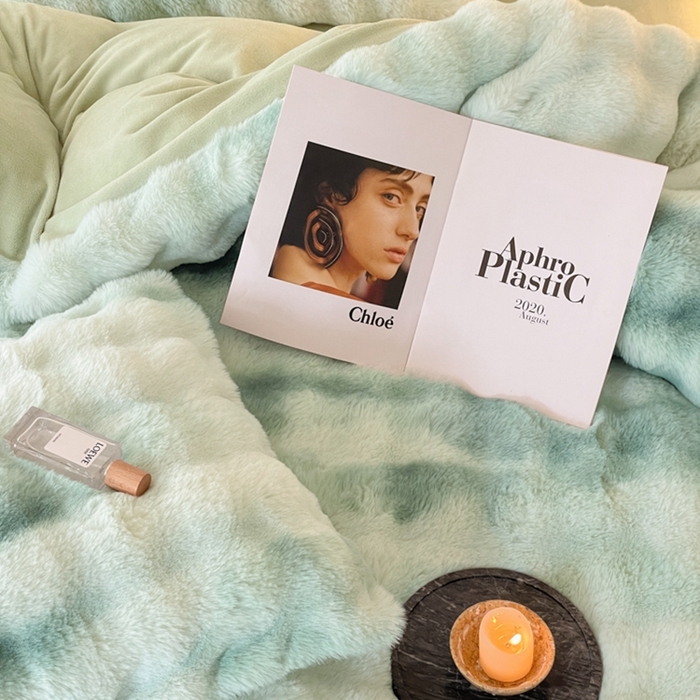 91家纺网 家纺一手货源 找家纺 星座家纺 2025新款大泡泡兔兔绒四件套-场景1 淡雅绿