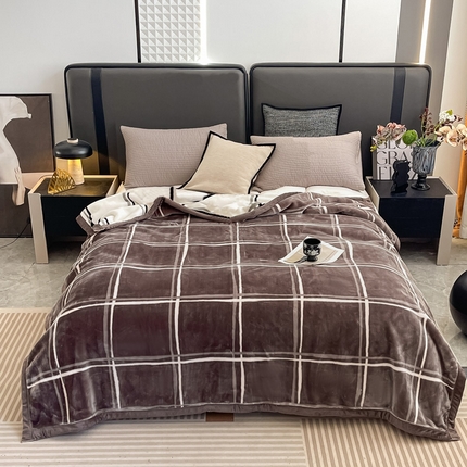 91家纺网 家纺一手货源 找家纺 （总）法莱妮毛毯 2025新款A类双层加厚拉舍尔天丝超柔云毯