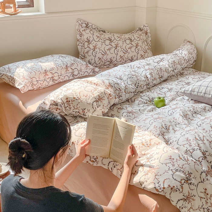 91家纺网 家纺一手货源 找家纺 大渔生活 2025新款全棉四件套 司藤