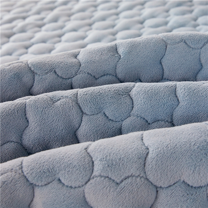 91家纺网 家纺一手货源 找家纺 喜居 2024新款A类加厚牛奶绒床褥子学生床垫子薄床垫床褥垫 轻奢蓝