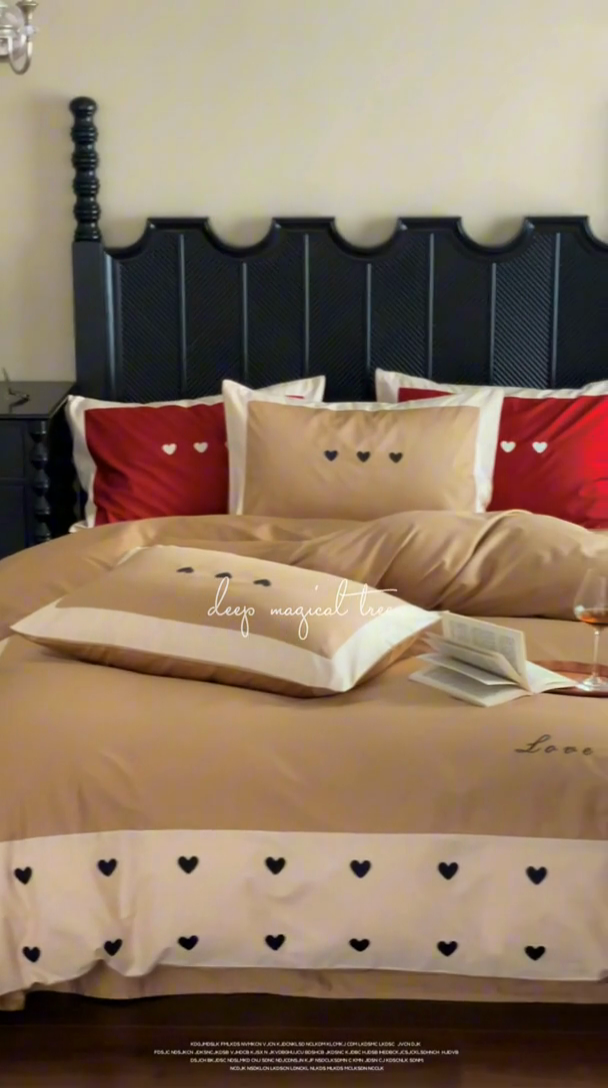 91家纺网 家纺一手货源 找家纺 西西家居 2024新款100支澳棉四件套-星语 星语-卡其