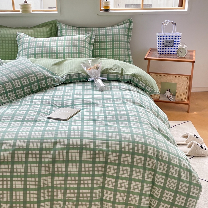 91家纺网 家纺一手货源 找家纺 大渔生活 2025新款全棉四件套 江南岸