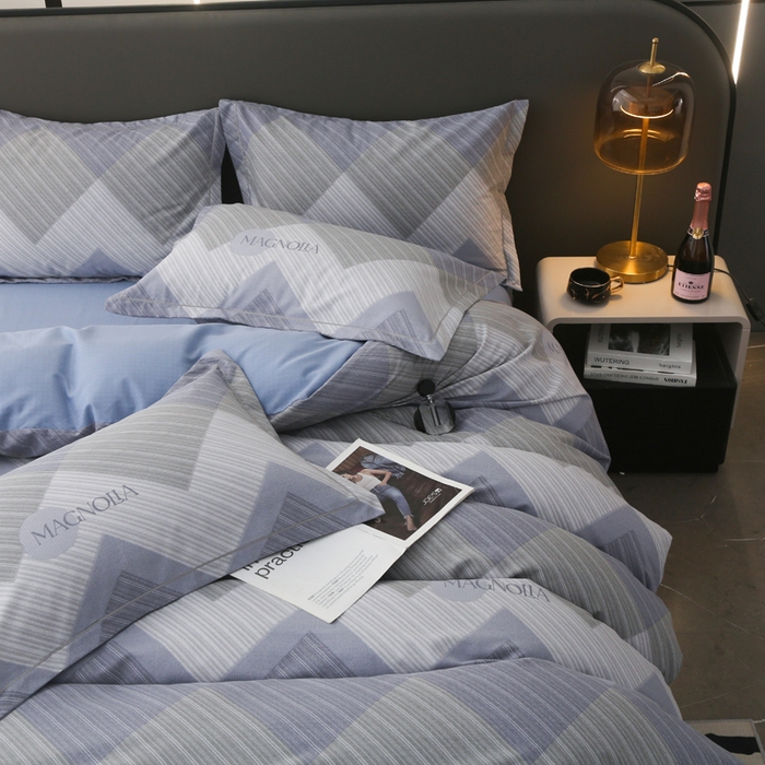 91家纺网 家纺一手货源 找家纺 大吉 2025新款加厚活性喷气磨毛棉四件套被套床单床笠学生单人三件套 奥斯丁