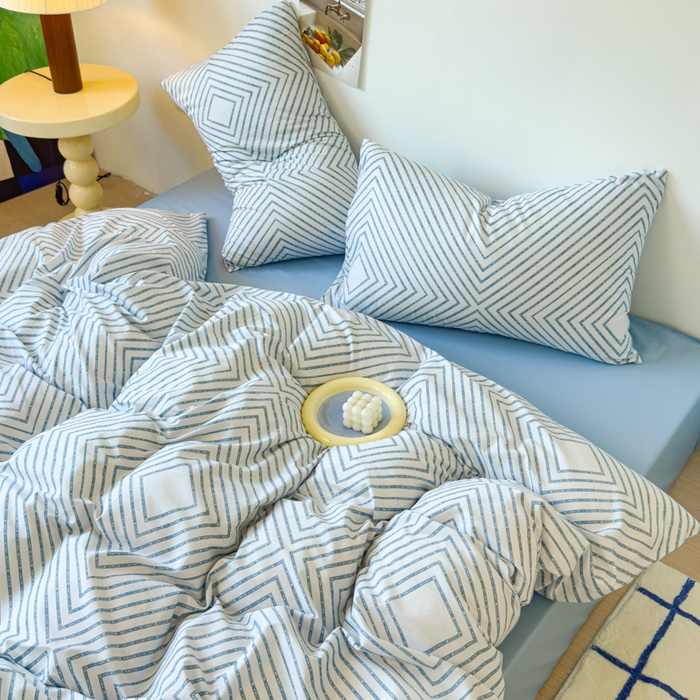 91家纺网 家纺一手货源 找家纺 感遇家纺 2024新款全棉印花四件套 品格