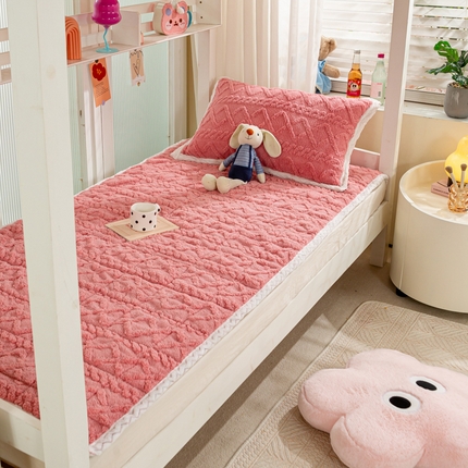 91家纺网 家纺一手货源 找家纺 （总）悦织湾家纺 2025直播爆款外贸出口跨境热销款上下铺塔芙绒床垫学生单人宿舍冬季加绒床垫