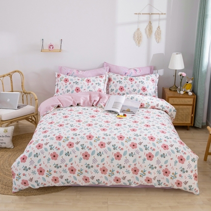 91家纺网 家纺一手货源 找家纺 （总）润淳 2025全棉正宗13376四件套精梳棉印花纯棉三件套13372全棉四件套