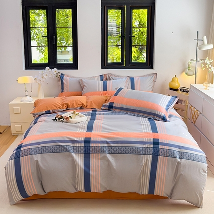 91家纺网 家纺一手货源 找家纺 （总）润淳 2025全棉正宗13376四件套精梳棉印花纯棉三件套13372全棉四件套